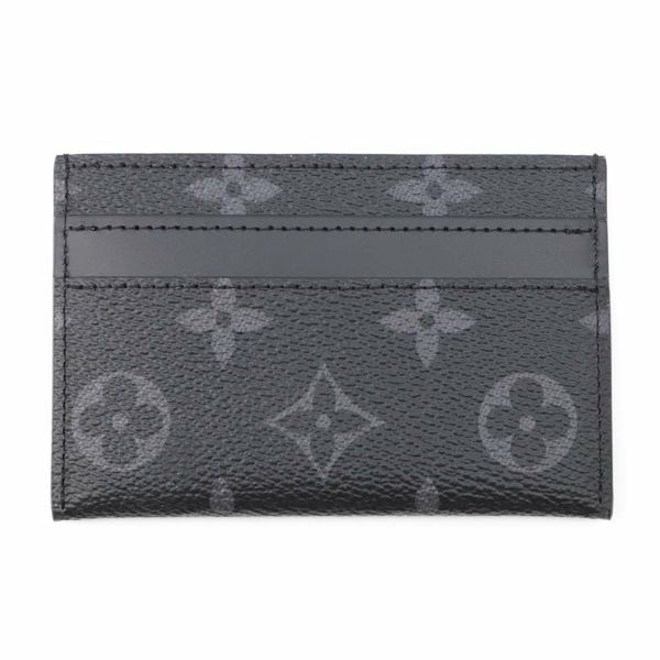 ルイヴィトン カードケース モノグラム・エクリプス ポルト・カルト・ダブル M62170 LOUIS VUITTON 黒