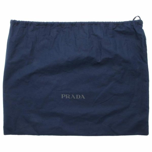 プラダ ハット ロゴ Re-Nylon サイズL 2HC137 PRADA バケットハット 帽子 黒