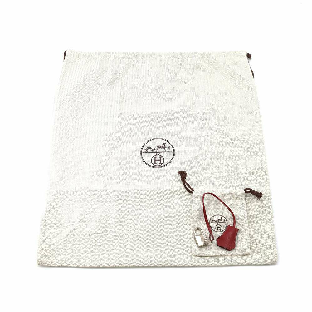 エルメス バーキン30 ルビー/シルバー金具 ヴォーエプソン X刻印 HERMES Birkin ハンドバッグ