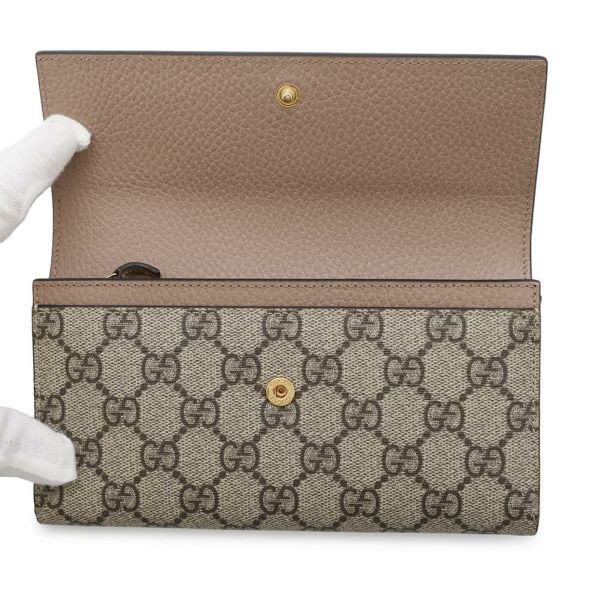 グッチ 長財布 ダブルG バイカラー コンチネンタルウォレット GGスプリーム 456116 GUCCI 財布