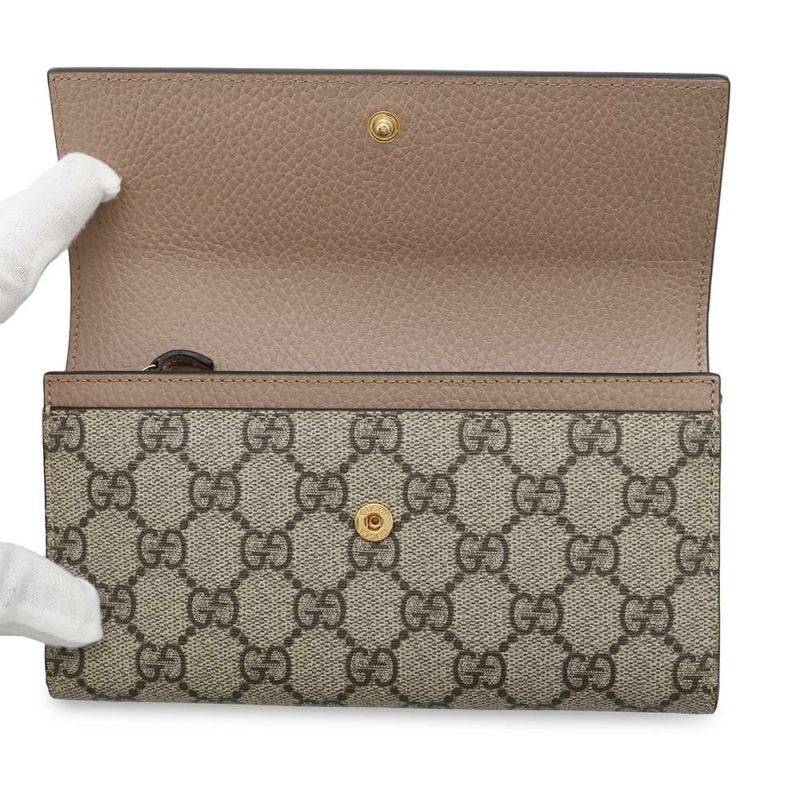 グッチ 長財布 ダブルG バイカラー コンチネンタルウォレット GGスプリーム 456116 GUCCI 財布