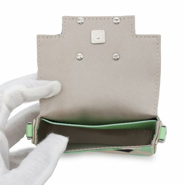 フェンディ バッグチャーム ナノバケットチャーム サテン 7AR996 FENDI