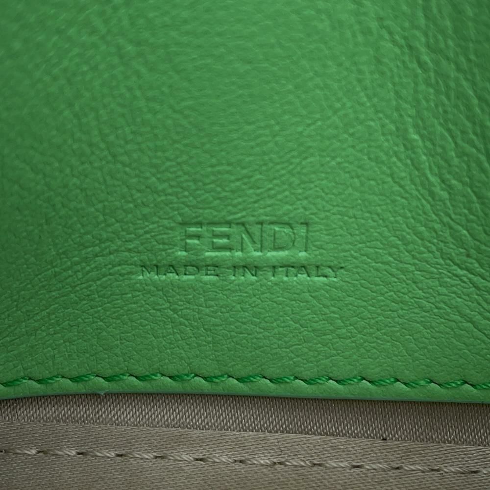 フェンディ バッグチャーム ナノバケットチャーム サテン 7AR996 FENDI