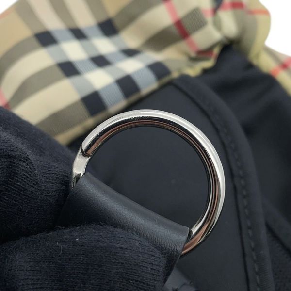 バーバリー ボディバッグ ノバチェック ナイロン 8013645 BURBERRY バッグ 黒