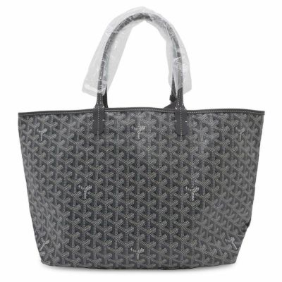 Goyard 黒　レザー サンルイ　ポーチ ゴヤール トートバッグ サンルイGM PVC STLOUIGMLTY08CL08P