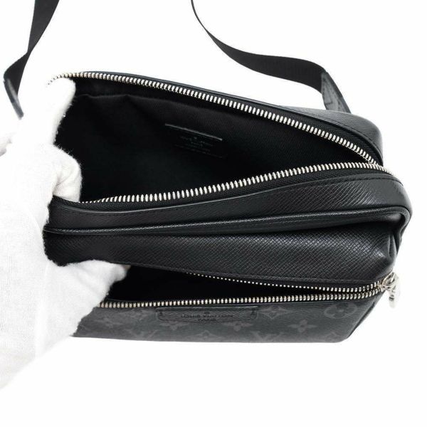 ルイヴィトン ボディバッグ モノグラム・エクリプス タイガ バムバッグ・アウトドア M30245 ブラック 黒 タイガラマ