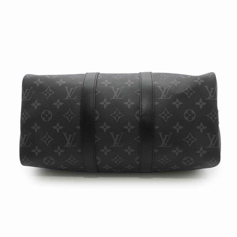 ルイヴィトン ハンドバッグ モノグラム・エクリプス リバース キーポル・バンドリエール35 M46655 2way ブラック 黒