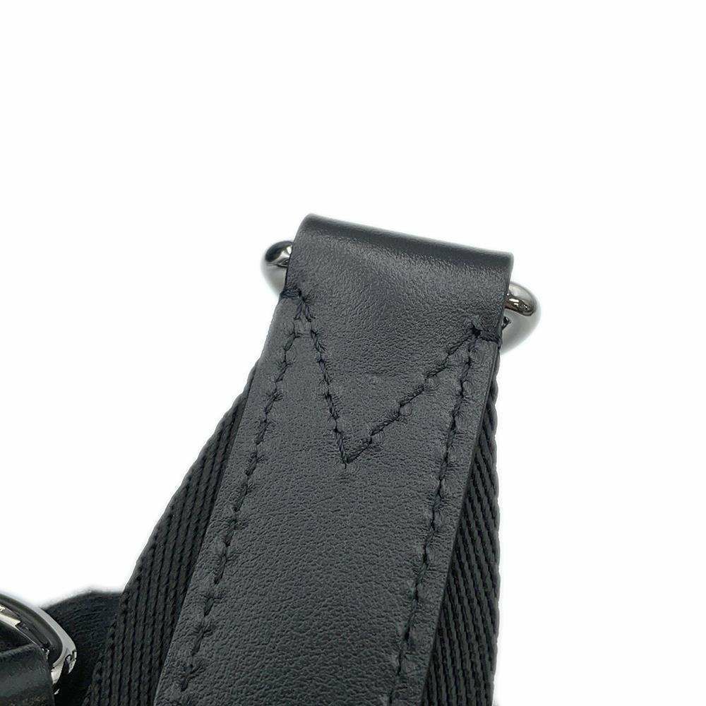 ルイヴィトン ハンドバッグ モノグラム・エクリプス リバース キーポル・バンドリエール35 M46655 2way ブラック 黒