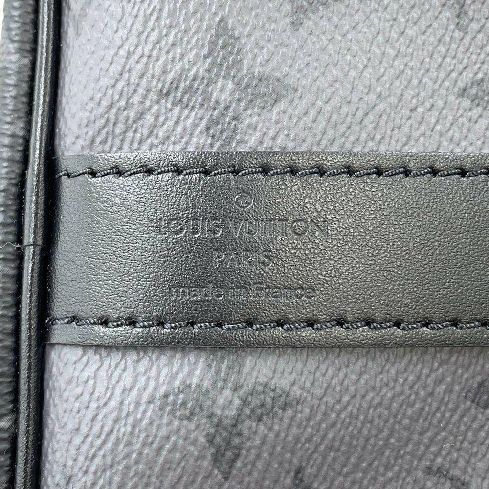 ルイヴィトン ハンドバッグ モノグラム・エクリプス リバース キーポル・バンドリエール35 M46655 2way ブラック 黒