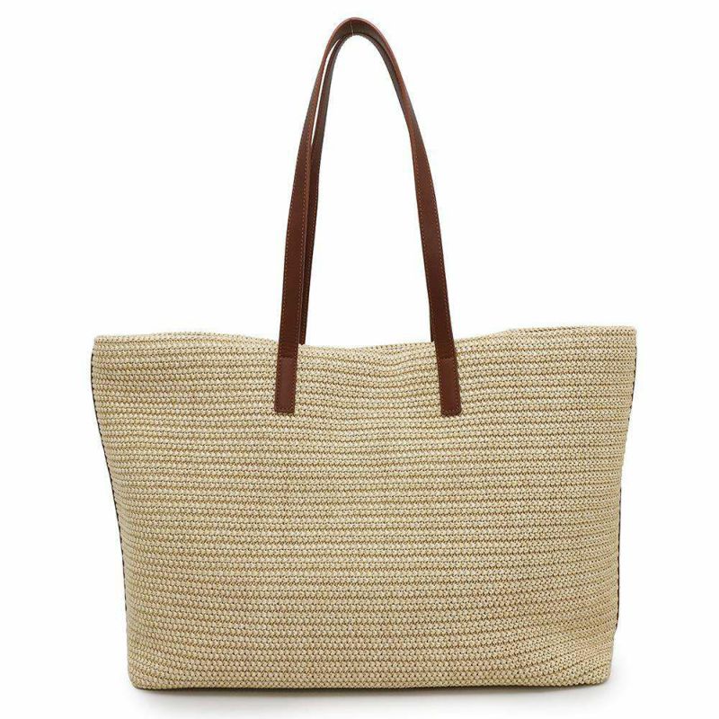 サンローランパリ トートバッグ ショッピングトート ラフィア レザー 490793 SAINT LAURENT PARIS かごバッグ タッセル