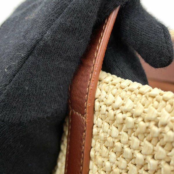 サンローランパリ トートバッグ ショッピングトート ラフィア レザー 490793 SAINT LAURENT PARIS かごバッグ タッセル