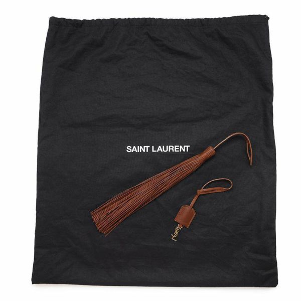 サンローランパリ トートバッグ ショッピングトート ラフィア レザー 490793 SAINT LAURENT PARIS かごバッグ タッセル