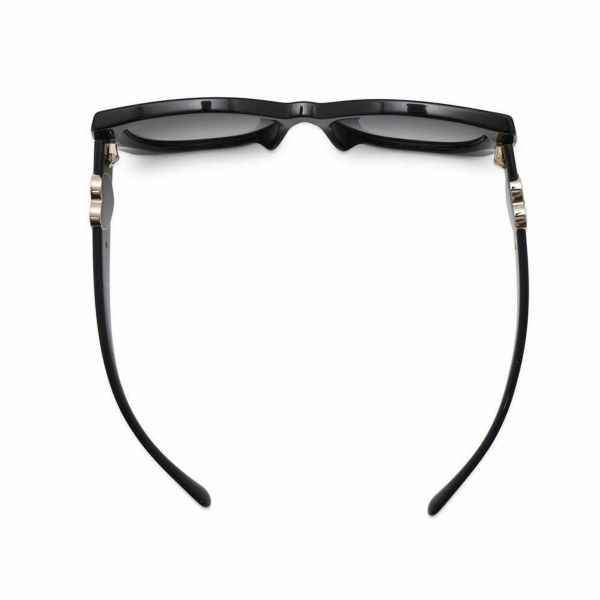 シャネル サングラス ココマーク ハートモチーフ スクエア シェイプ アイウェア A71589 CHANEL 黒