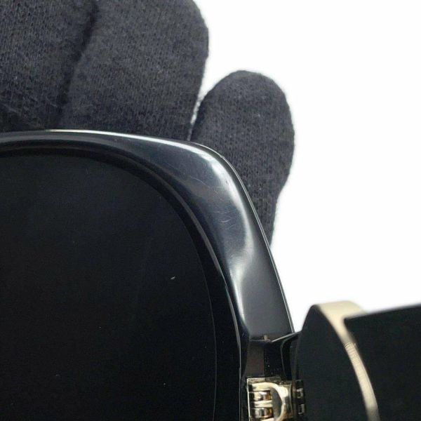 シャネル サングラス ココマーク ハートモチーフ スクエア シェイプ アイウェア A71589 CHANEL 黒