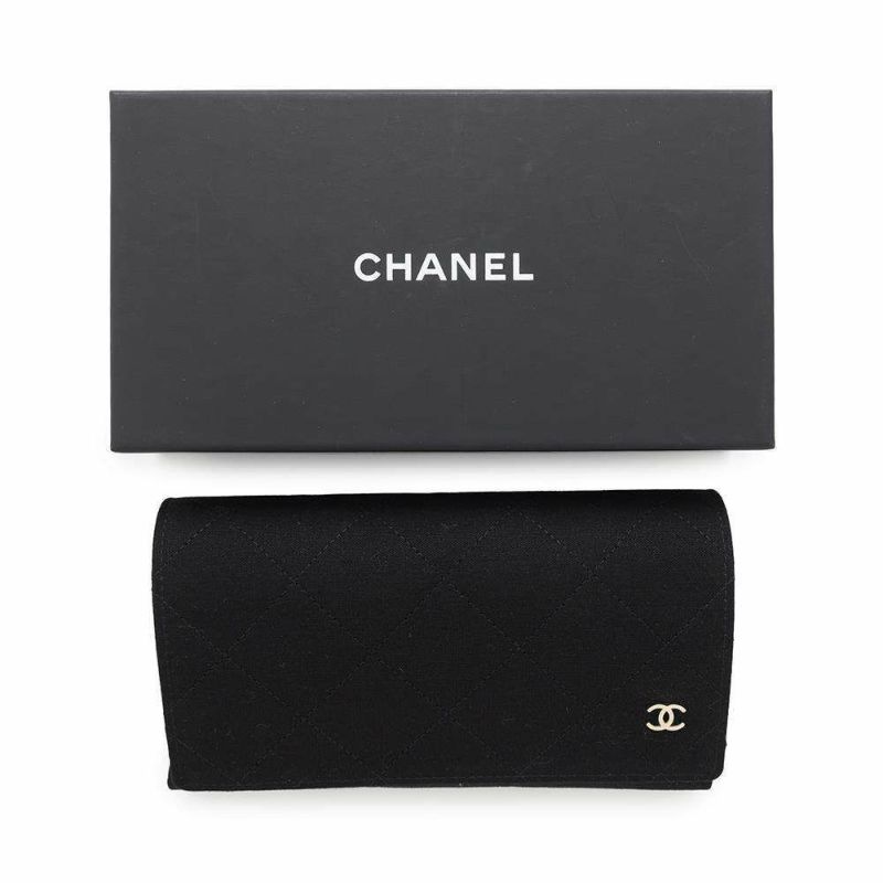 シャネル サングラス ココマーク ハートモチーフ スクエア シェイプ アイウェア A71589 CHANEL 黒