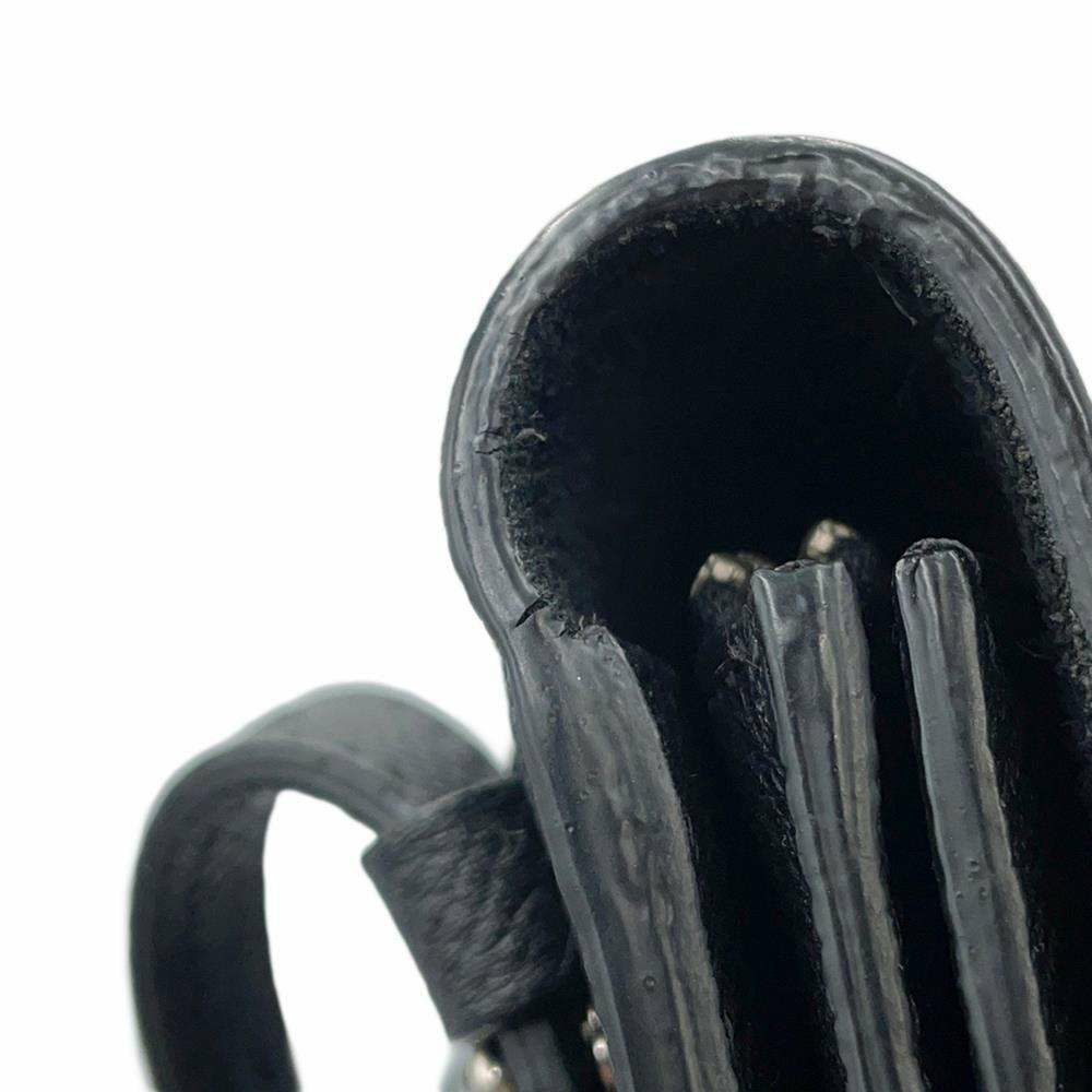 セリーヌ ショルダーウォレット クラッチオン レザー CELINE 長財布 黒