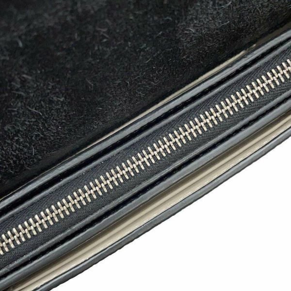 セリーヌ ショルダーウォレット クラッチオン レザー CELINE 長財布 黒