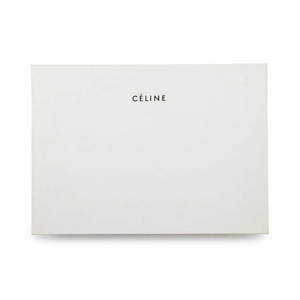 セリーヌ ショルダーウォレット クラッチオン レザー CELINE 長財布 黒