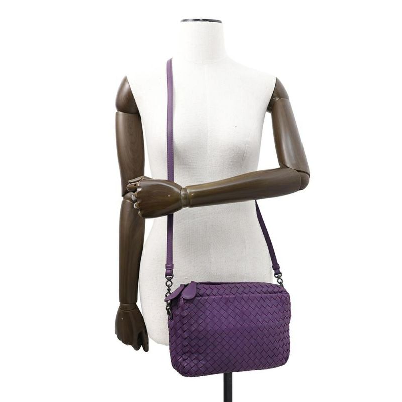 ボッテガヴェネタ ショルダーバッグ イントレチャート レザー BOTTEGA VENETA バッグ