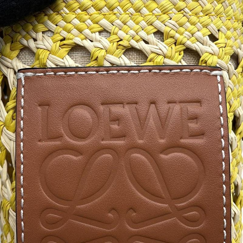 ロエベ ショルダーバッグ シリンダーポケット ラフィア C630P71X01 LOEWE バッグ ポシェット