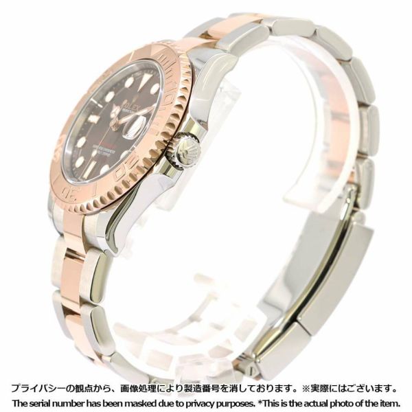 ロレックス ヨットマスター37 268621 ROLEX 腕時計 チョコレート文字盤