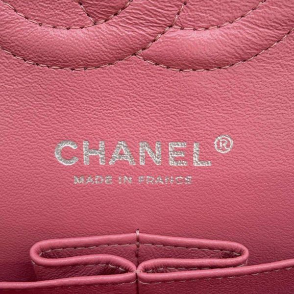 シャネル チェーンショルダーバッグ マトラッセ25 ココマーク ラムスキン ダブルチェーン A01112 CHANEL