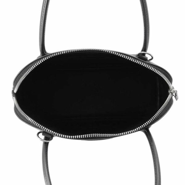 エルメス ハンドバッグ ボリード27 ブラック/シルバー金具 エプソン □Q刻印 HERMES Bolide 2wayショルダーバッグ 黒