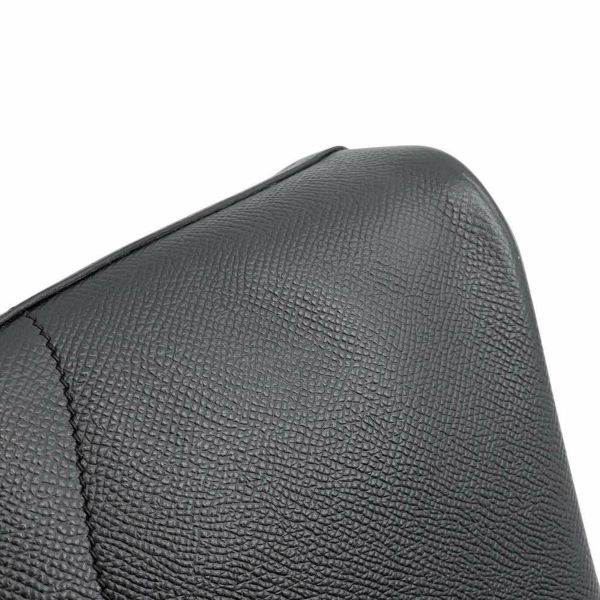 エルメス ハンドバッグ ボリード27 ブラック/シルバー金具 エプソン □Q刻印 HERMES Bolide 2wayショルダーバッグ 黒