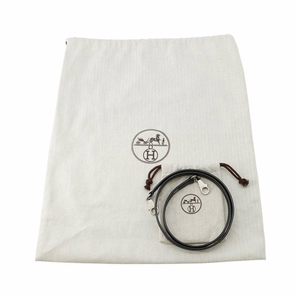 エルメス ハンドバッグ ボリード27 ブラック/シルバー金具 エプソン □Q刻印 HERMES Bolide 2wayショルダーバッグ 黒