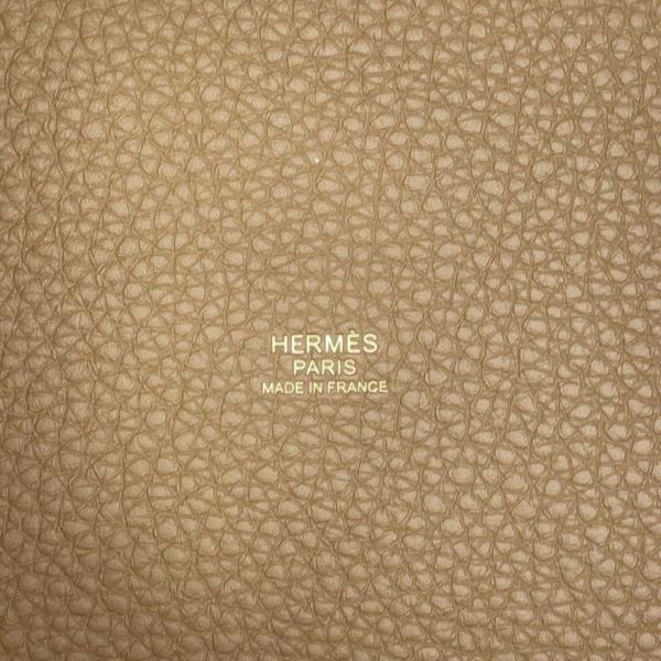 エルメス ハンドバッグ ピコタンロックPM ビスキュイ/ゴールド金具 トリヨンクレマンス K刻印 HERMES トートバッグ