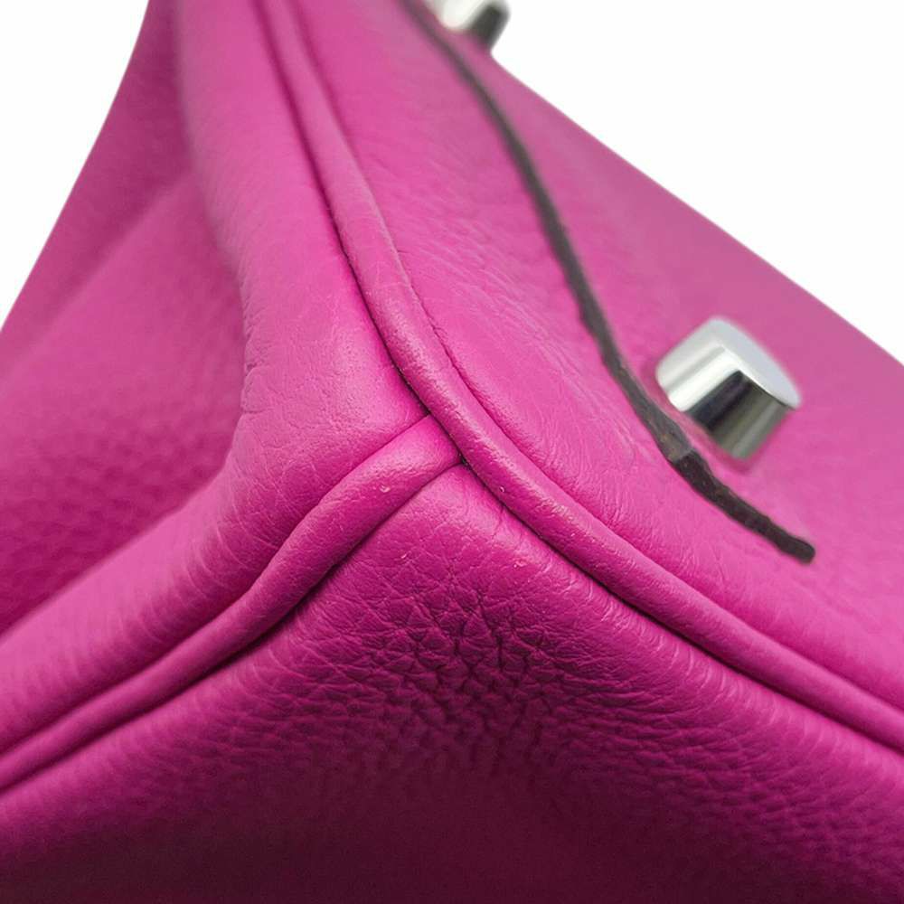エルメス バーキン25 ローズパープル/シルバー金具 トゴ C刻印 HERMES Birkin ハンドバッグ
