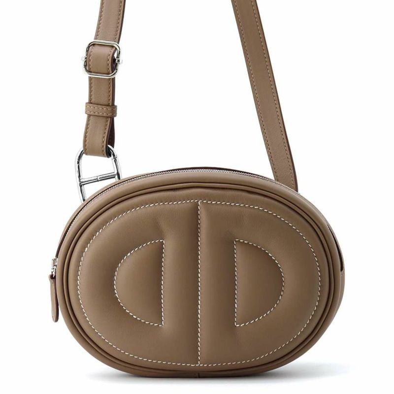 エルメス ウエストバッグ イン・ザ・ループ エトゥープ/シルバー金具 スイフト W刻印