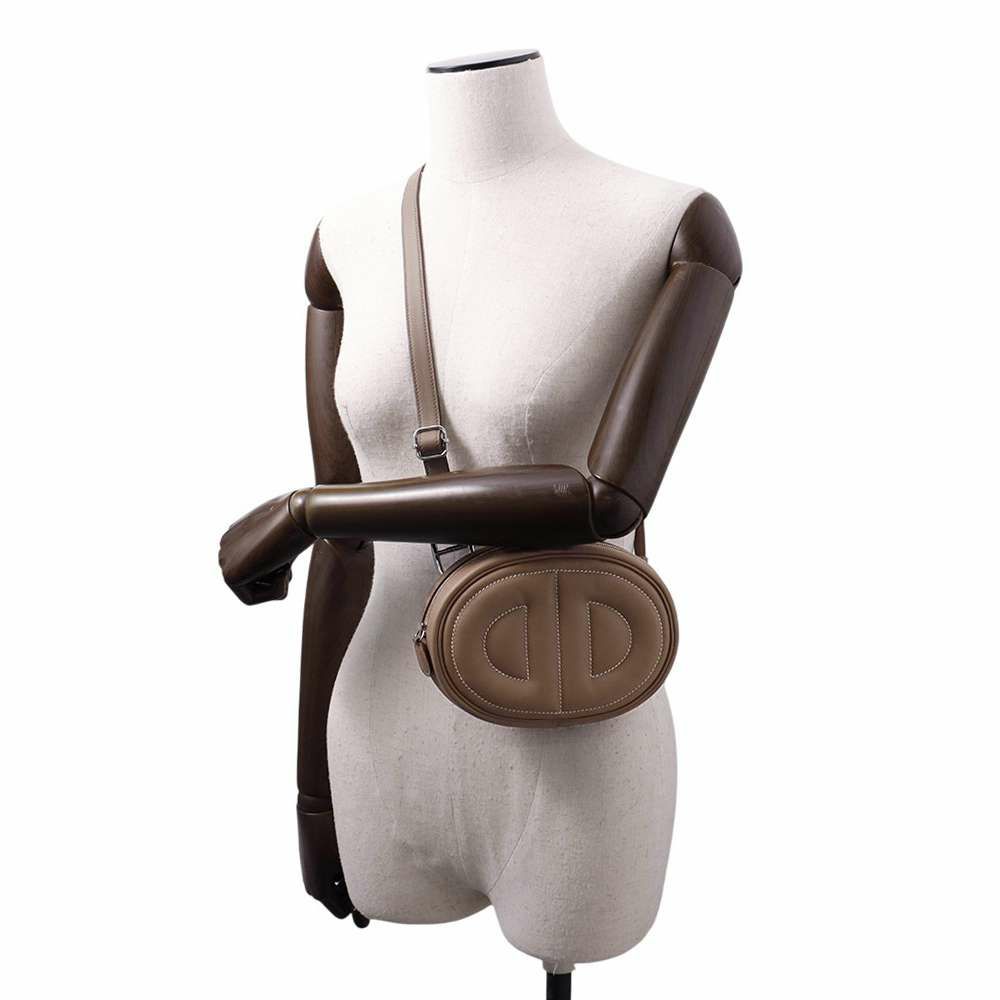 エルメス ウエストバッグ イン・ザ・ループ エトゥープ/シルバー金具 スイフト W刻印