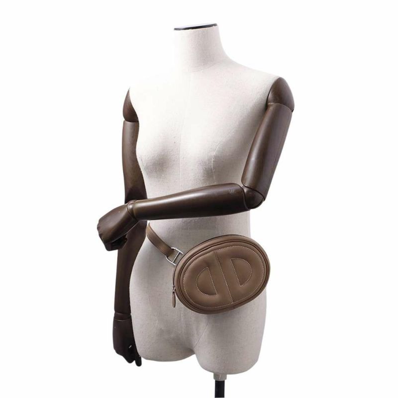 エルメス ウエストバッグ イン・ザ・ループ エトゥープ/シルバー金具 スイフト W刻印