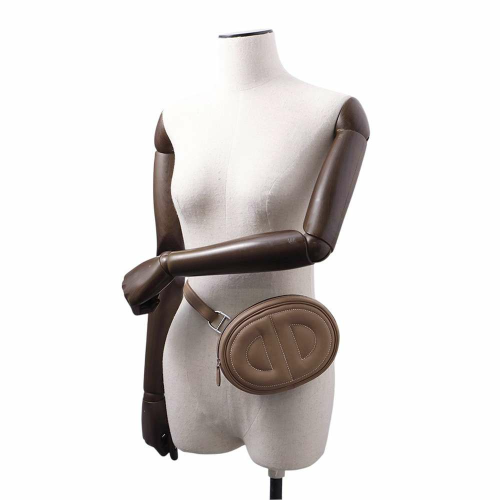 エルメス ウエストバッグ イン・ザ・ループ エトゥープ/シルバー金具 スイフト W刻印