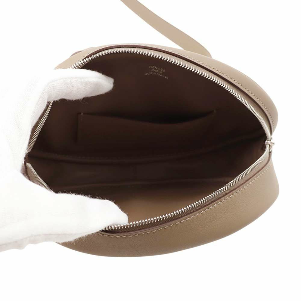 エルメス ウエストバッグ イン・ザ・ループ エトゥープ/シルバー金具 スイフト W刻印