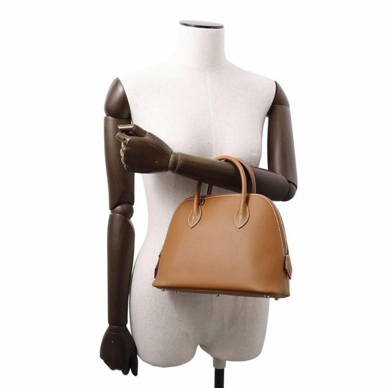 エルメス ボリード1923 25 ゴールド/シルバー金具 エプソン B刻印 2wayショルダー