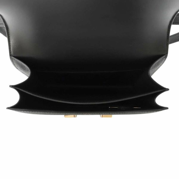 エルメス ミニ コンスタンス3 ミロワール ブラック/ピンクゴールド金具 エプソン W刻印 黒