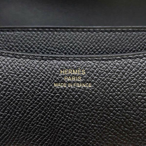 エルメス ミニ コンスタンス3 ミロワール ブラック/ピンクゴールド金具 エプソン W刻印 黒