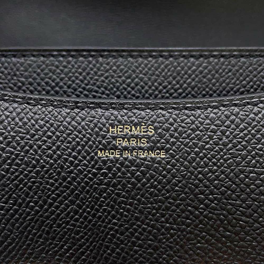 エルメス ミニ コンスタンス3 ミロワール ブラック/ピンクゴールド金具 エプソン W刻印 黒