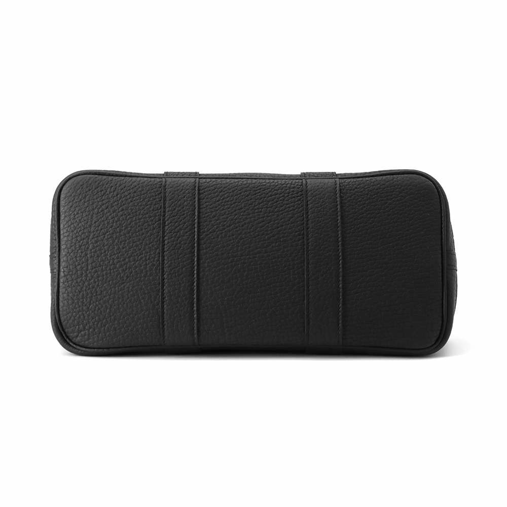 エルメス トートバッグ ガーデンパーティTPM ブラック/シルバー金具 ネゴンダ W刻印 黒