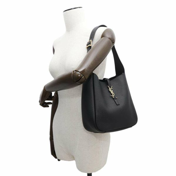 サンローランパリ ショルダーバッグ LE 5 A 7 ソフト スモール レザー 713938 SAINT LAURENT PARIS 黒