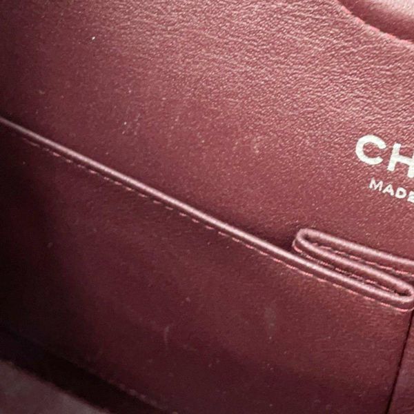 シャネル チェーンショルダーバッグ マトラッセ25 ココマーク キャビアスキン ダブルチェーン A01112 CHANEL 黒