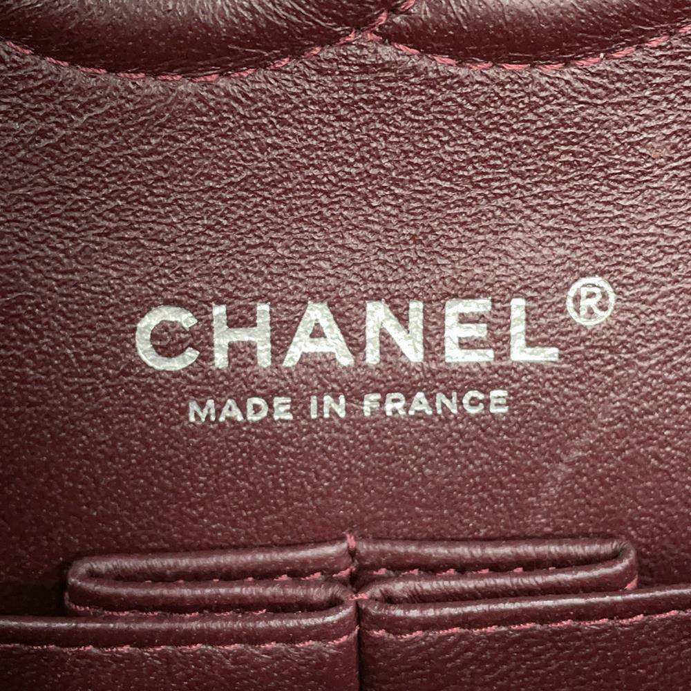 シャネル チェーンショルダーバッグ マトラッセ25 ココマーク キャビアスキン ダブルチェーン A01112 CHANEL 黒