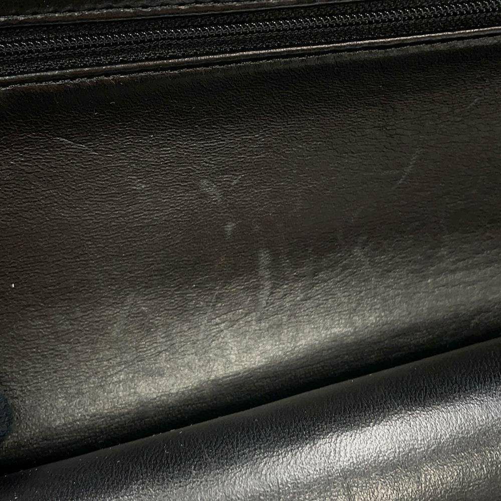 シャネル チェーンショルダーバッグ マトラッセ25 ココマーク ダブルチェーン ラムスキン A01112 CHANEL 黒