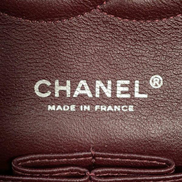 シャネル チェーンショルダーバッグ マトラッセ25 ココマーク ダブルチェーン ラムスキン A01112 CHANEL 黒