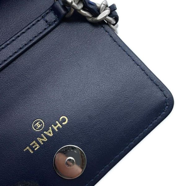 シャネル チェーンウォレット 19 コインパース デニム AP1787 CHANEL 財布