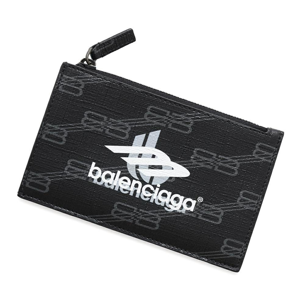 バレンシアガ コインケース フラグメントケース ロゴ 640535 BALENCIAGA 小銭入れ カードケース 黒