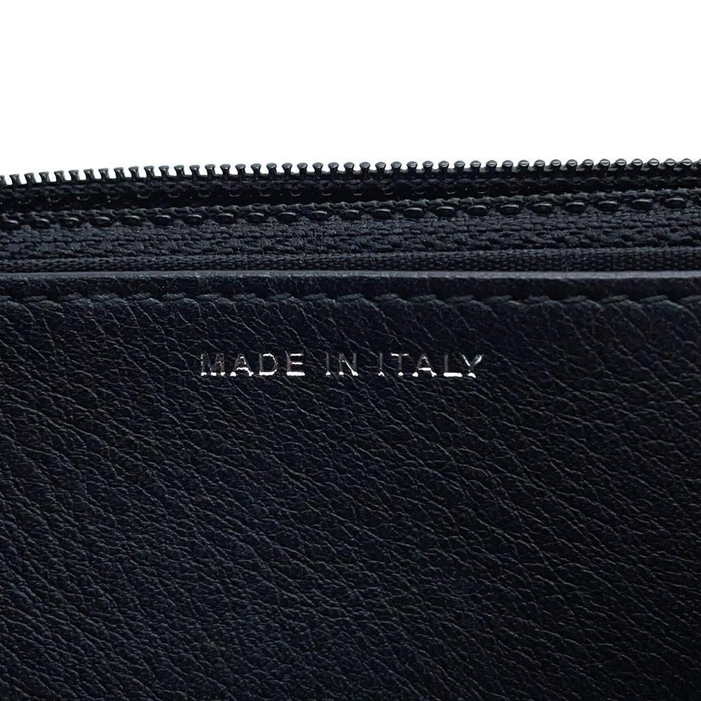 シャネル チェーンウォレット ワイルドステッチ ココマーク レザー CHANEL 財布 黒