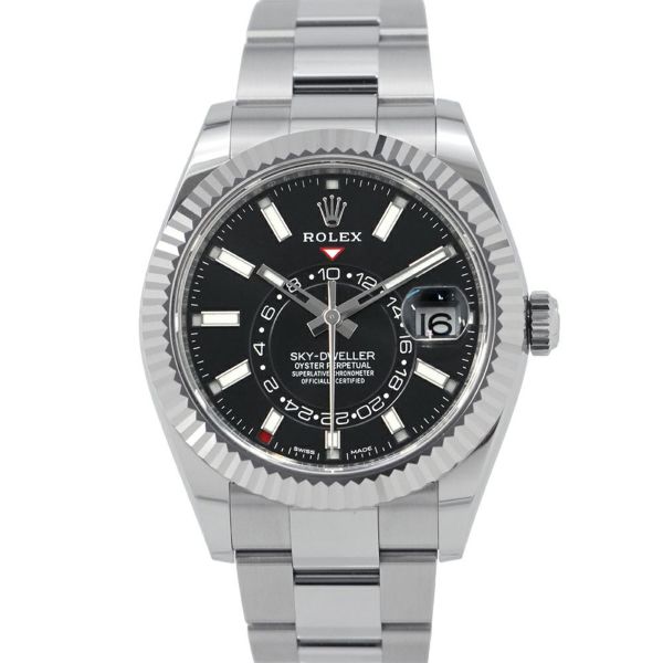 ロレックス スカイドゥエラー 326934 ROLEX 腕時計 黒文字盤
